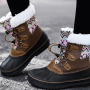 Customized Children Fashion Snow Boots Plush Velvet Winter Snow Boots