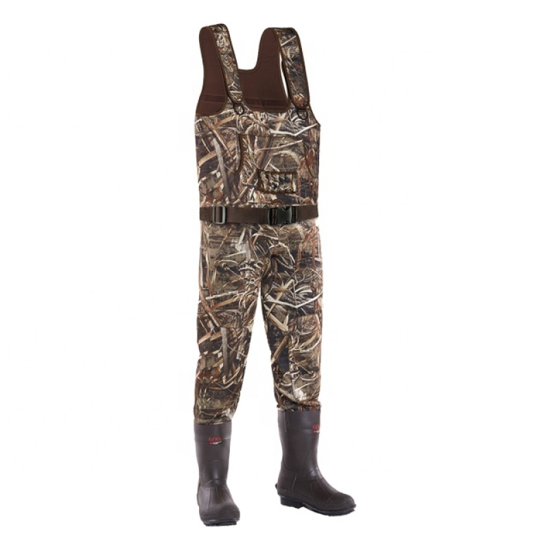 4mm Neoprene Camouflage Hip Wader with Rubber Boots for Fishing - China Fly Fishing  Wader and Hip Wader price