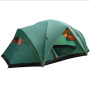 Customized Outdoor Sunshade Tent Double-Layer Waterproof Large Green Tent Family Camping Tourism Tent For Wholesale