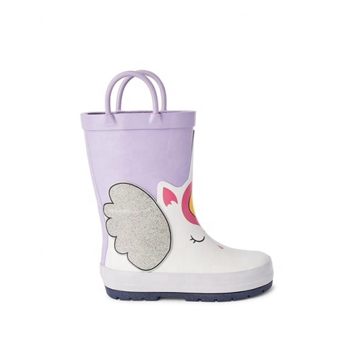 Wholesale Waterproof Toddler Girls Unicorn Rubber Boots Kids Wellies Rain Boots for Children
