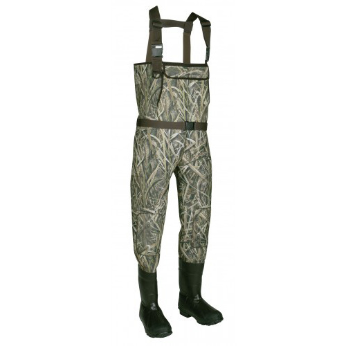 Mens Waterproof Camo Neoprene Hunting Chest Waders