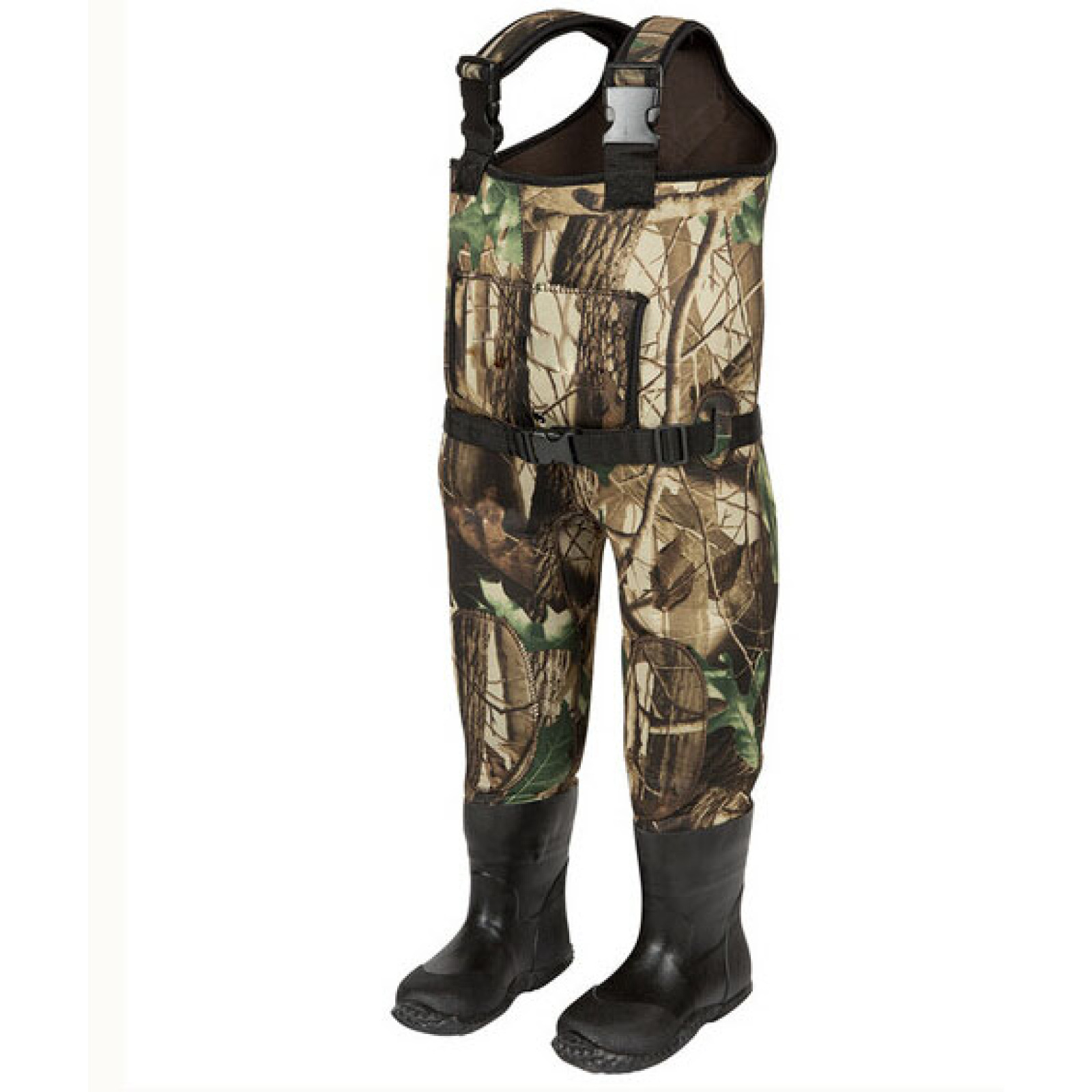 Mens Waterproof Camo Neoprene Hunting Chest Waders
