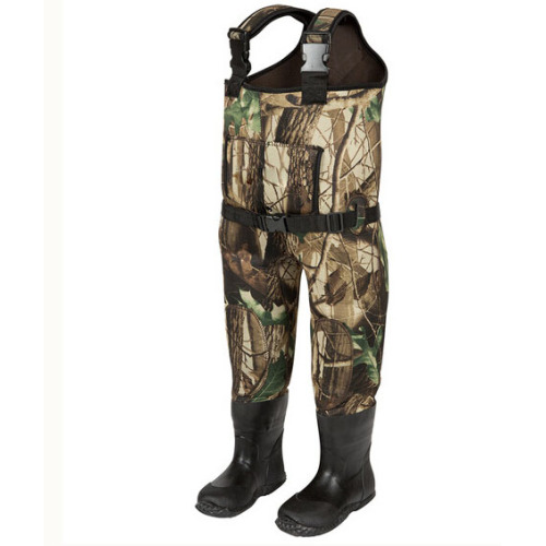 Mens Waterproof Camo Neoprene Hunting Chest Waders