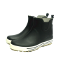 Black Waterproof Women Rubber Rain Boots Gumboots Wellies