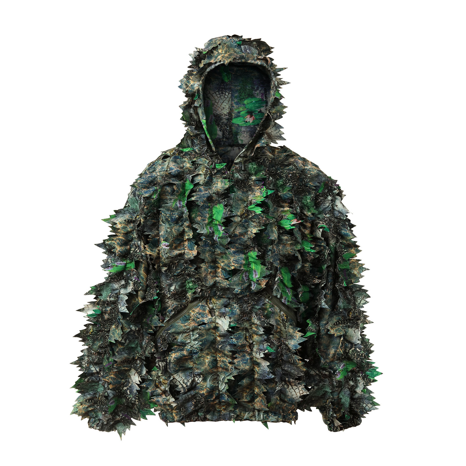 2022Hybrid Woodland Camouflage Ghillie Hunting Suit Light Weight Green Brown