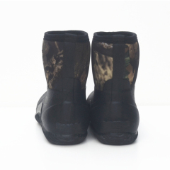 Durable Custom Men Waterproof Anti-slip Neoprene Rain Boots Rubber Shoes