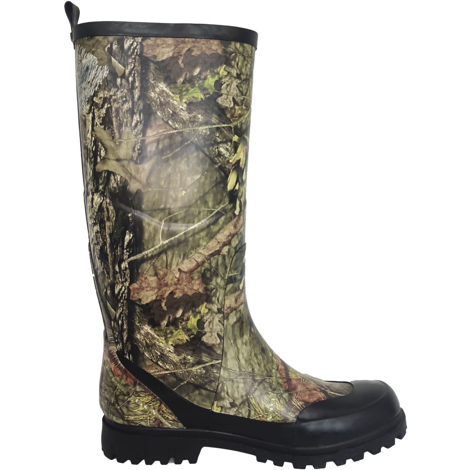 High Quality Waterproof Camo Fishing Hunting  Rubber  Boots With Neoprene Lining  Outdoor  Rain Boots