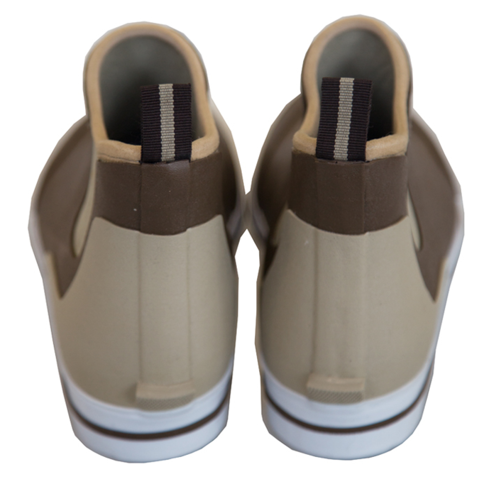 Men's Neoprene Deck Sailing Ankle Shoes Rain Boots Rubber and Neoprene Tough Rubber EVA Ankle & Bootie for Fishing and Marine