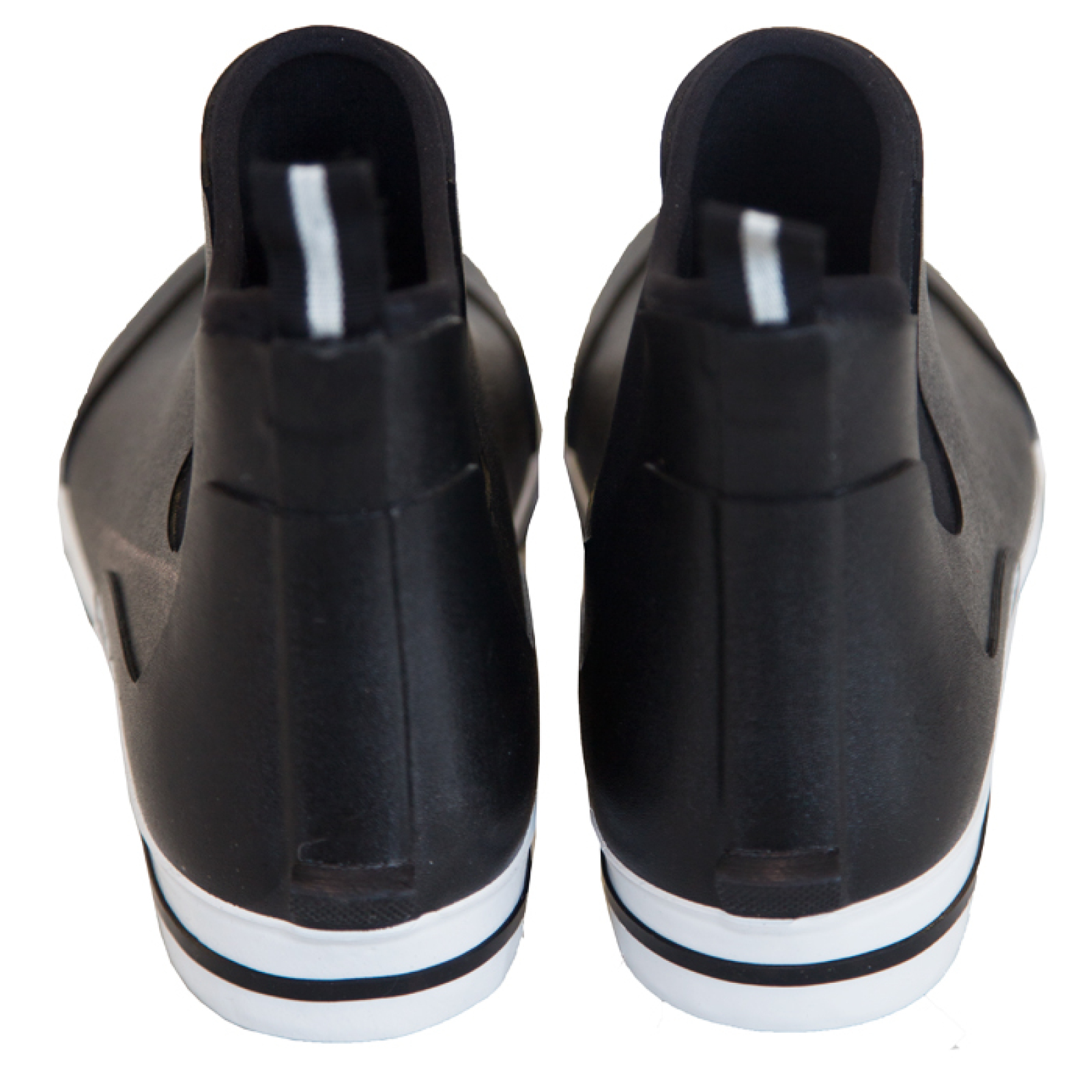 Men's Neoprene Deck Sailing Ankle Shoes Rain Boots Rubber and Neoprene Tough Rubber EVA Ankle & Bootie for Fishing and Marine