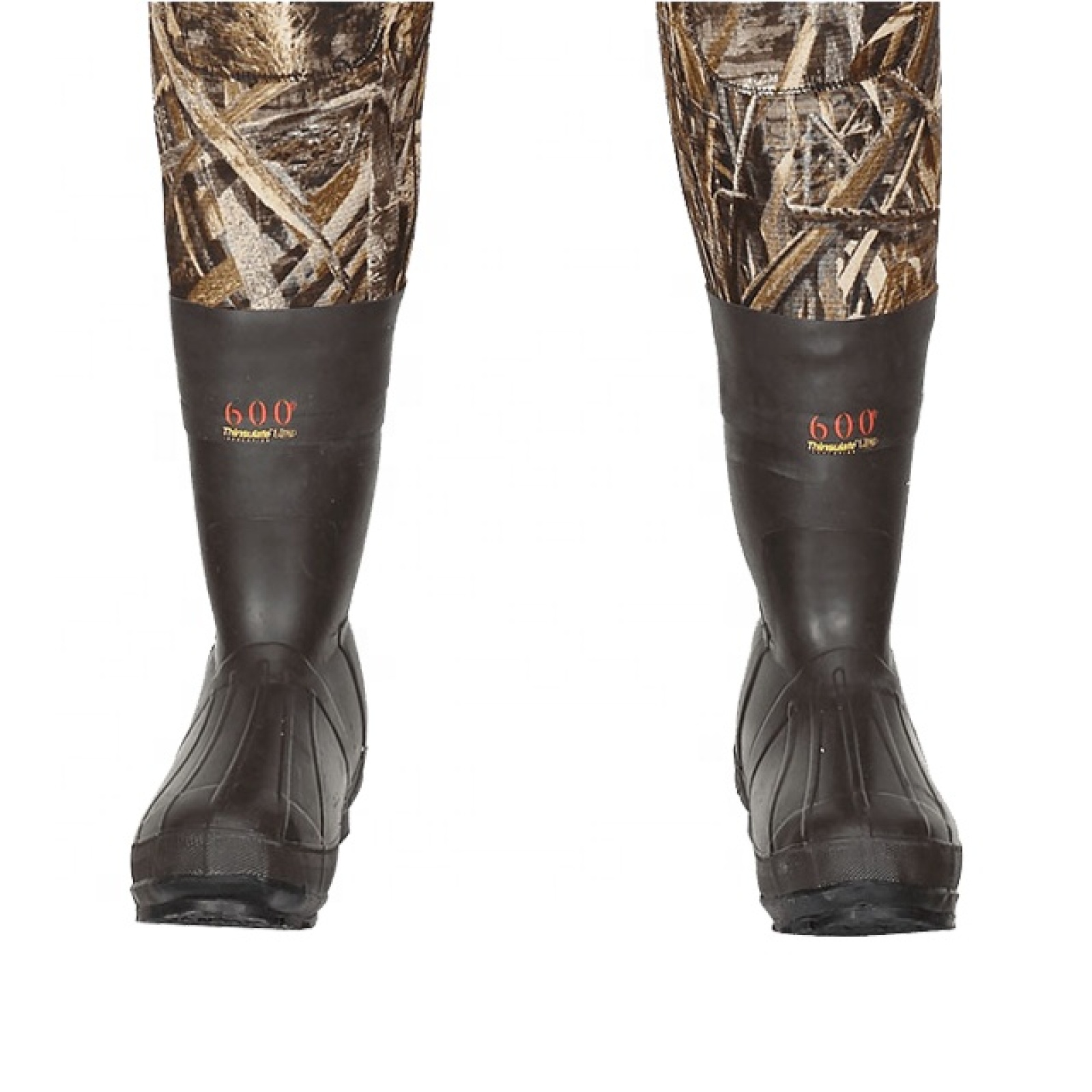 Men's Camo Neoprene Fishing Wader with 600gr Thinsulate Rubber Boot