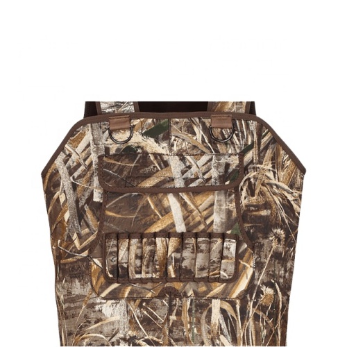 Men's Camo Neoprene Fishing Wader with 600gr Thinsulate Rubber Boot
