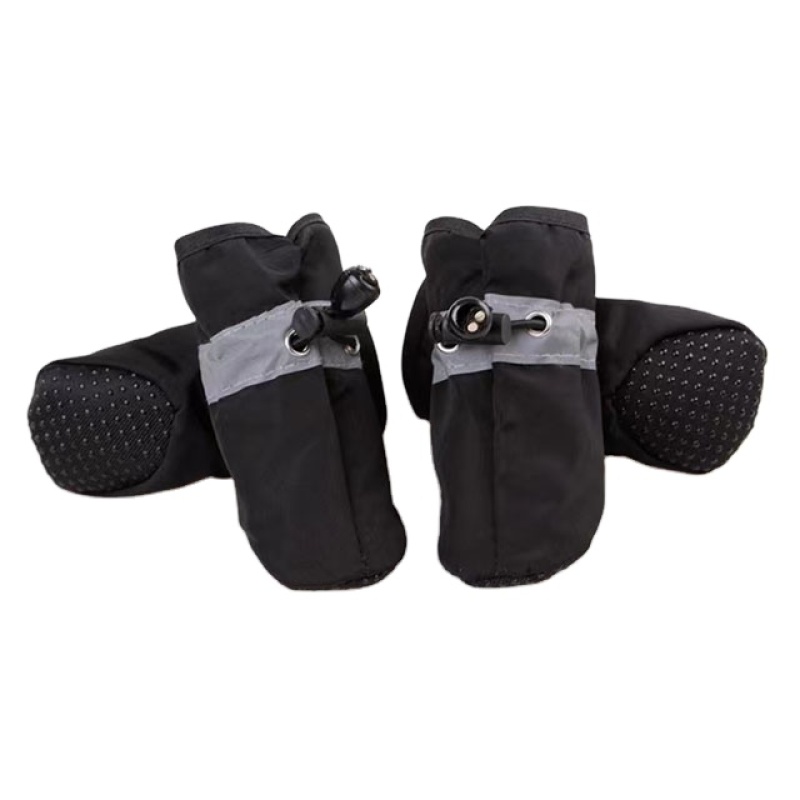 Hot Selling Waterproof Dog Shoes Skid-Proof Outdoor Dog Shoes with Reflective Rugged Anti-Slip Sole