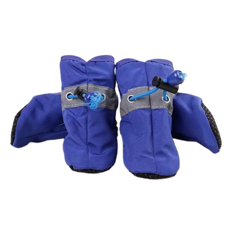 Hot Selling Waterproof Dog Shoes Skid-Proof Outdoor Dog Shoes with Reflective Rugged Anti-Slip Sole