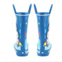 Custom 3D Printed Cartoon Children Gumboots Rain Boots Kids Waterproof Wellies With Handle