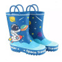 Custom 3D Printed Cartoon Children Gumboots Rain Boots Kids Waterproof Wellies With Handle