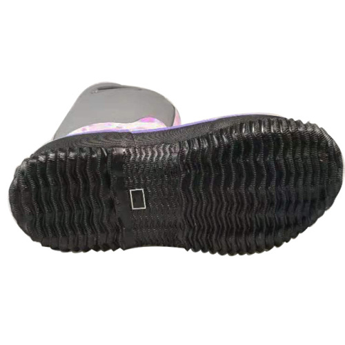 Ladies Fashionable Waterproof Comfortable Neoprene Rubber Boots with Wholesale