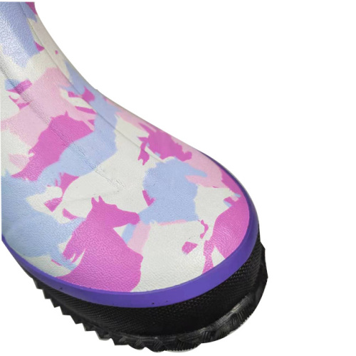 Ladies Fashionable Waterproof Comfortable Neoprene Rubber Boots with Wholesale