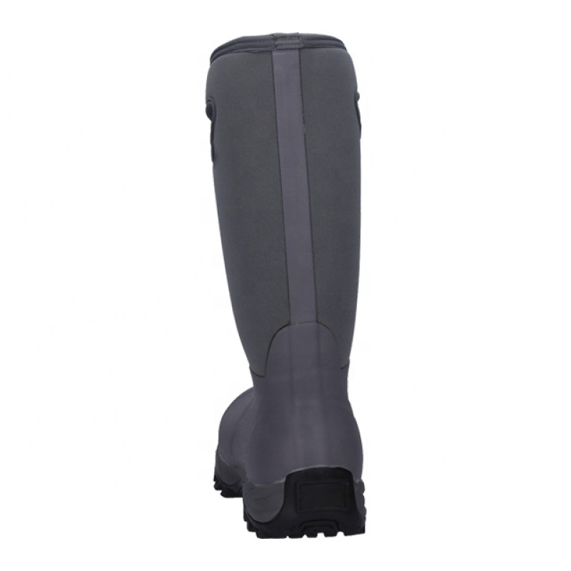 Mens Outdoor Waterproof Rubber Boots 5mm Neoprene Wellington Rain Boots