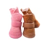 Custom Logo Dog Snow Boots Waterproof Shoes Outdoor Anti-Slip Sole Converse Pet Boots Paw Dog Shoes