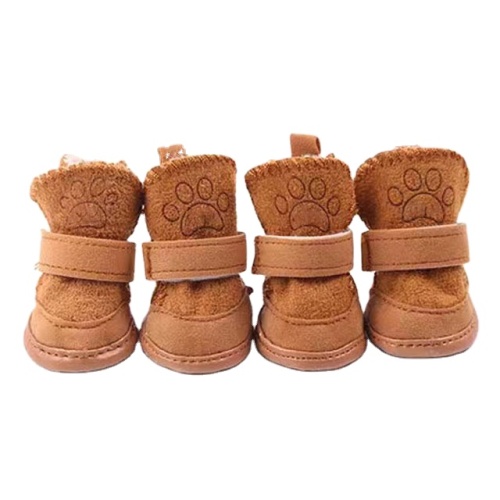 Custom Logo Dog Snow Boots Waterproof Shoes Outdoor Anti-Slip Sole Converse Pet Boots Paw Dog Shoes