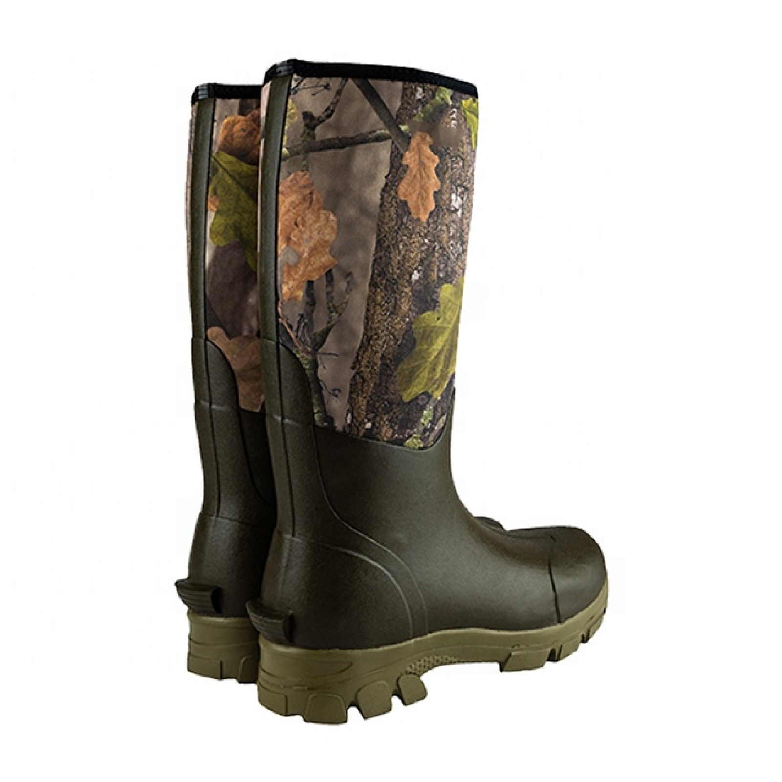 Mens Camo Rubber Wellington Boots Outdoor Neoprene Rain Boots