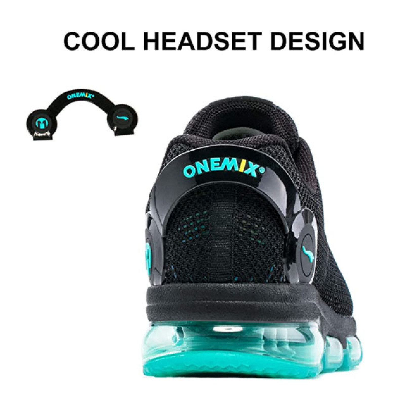 ONEMIX Mens Lightweight Air-Cushion Sneakers Gym Sports Jogging Tennis Walking Running Shoes Customized Wholesale
