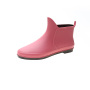 Fashionable Women's Waterproof PVC Rain Shoes Non slip Restaurant Work Shoes