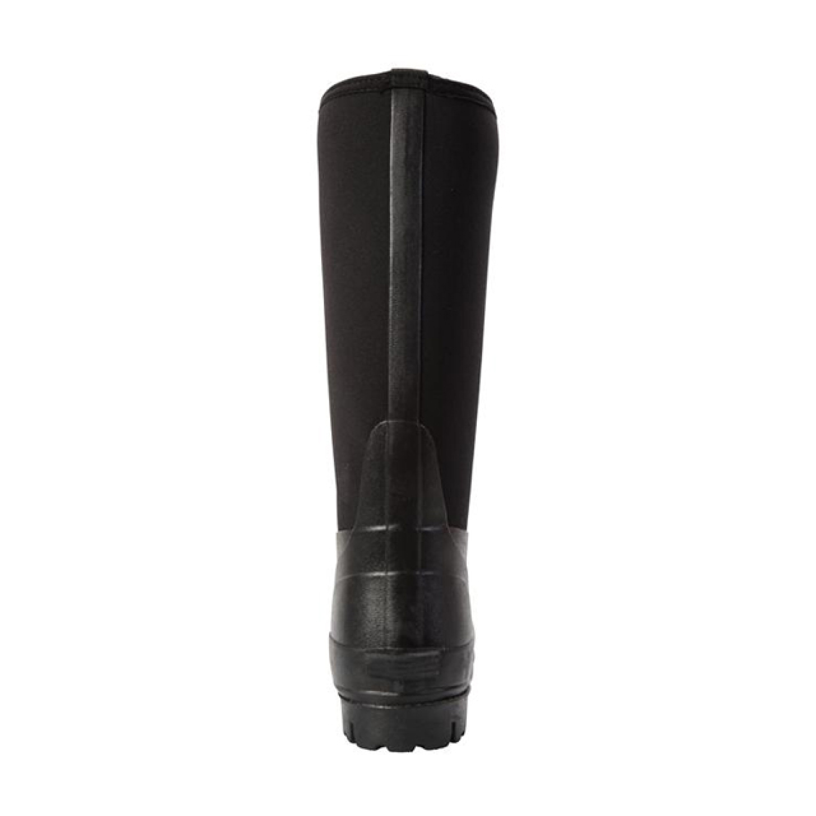 Mens Knee High Black Neoprene Rain Boots