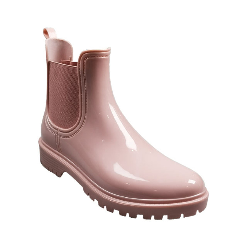 Fashion Trend Women Waterproof PVC Ankle Anti-Slip Rain Boots Customized Wholesale