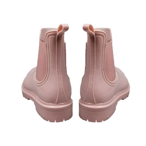 Fashion Trend Women Waterproof PVC Ankle Anti-Slip Rain Boots Customized Wholesale