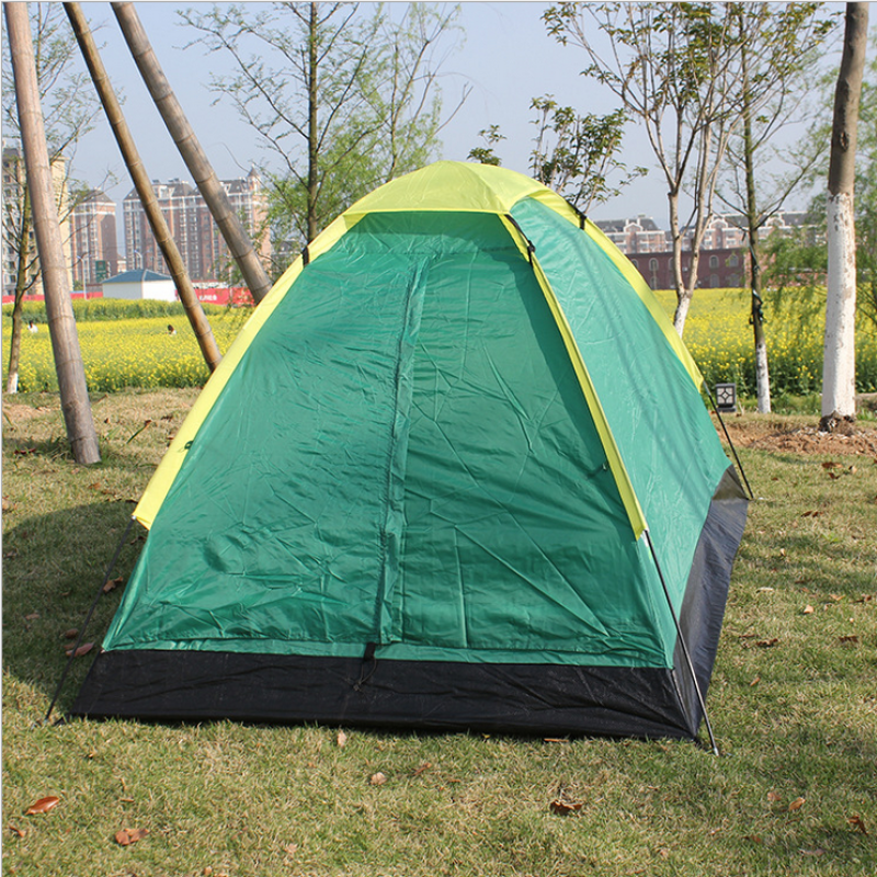 Portable outdoor survival shelter 3-4 person waterproof camping tent