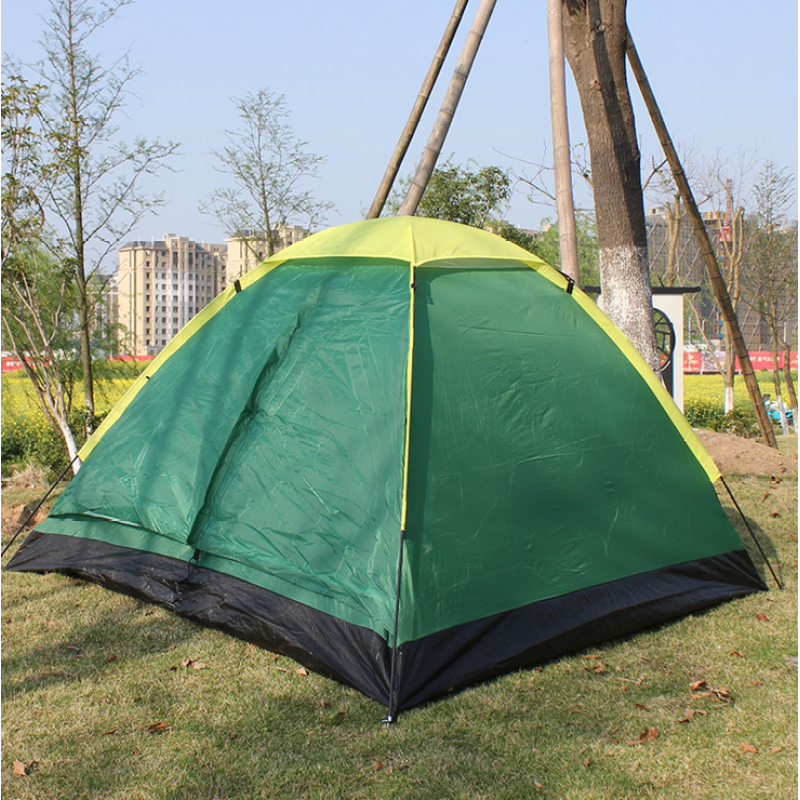 Portable outdoor survival shelter 3-4 person waterproof camping tent