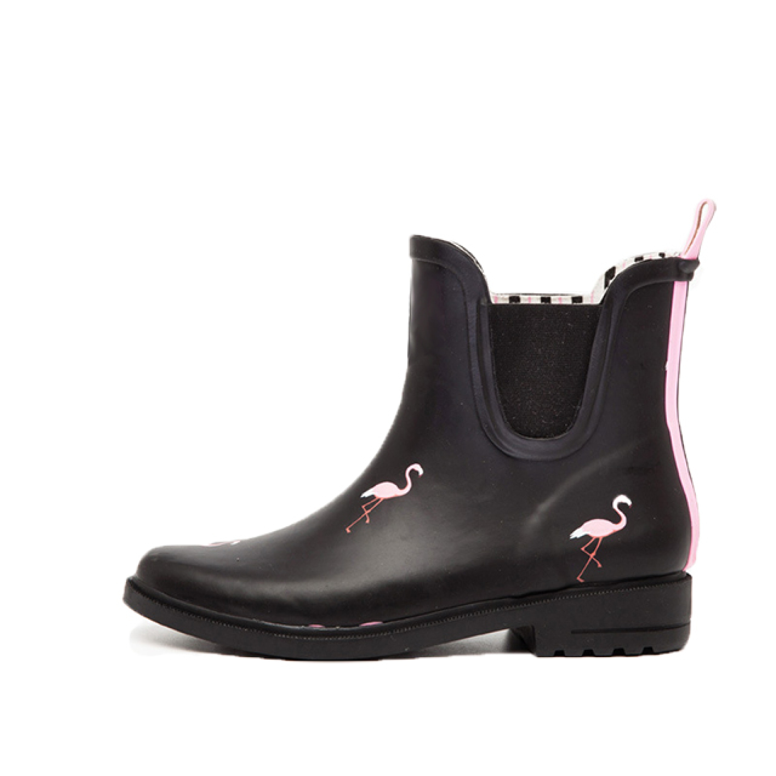 Women Long Boots with Custom Printing Gumboots Rain shoes for Ladies