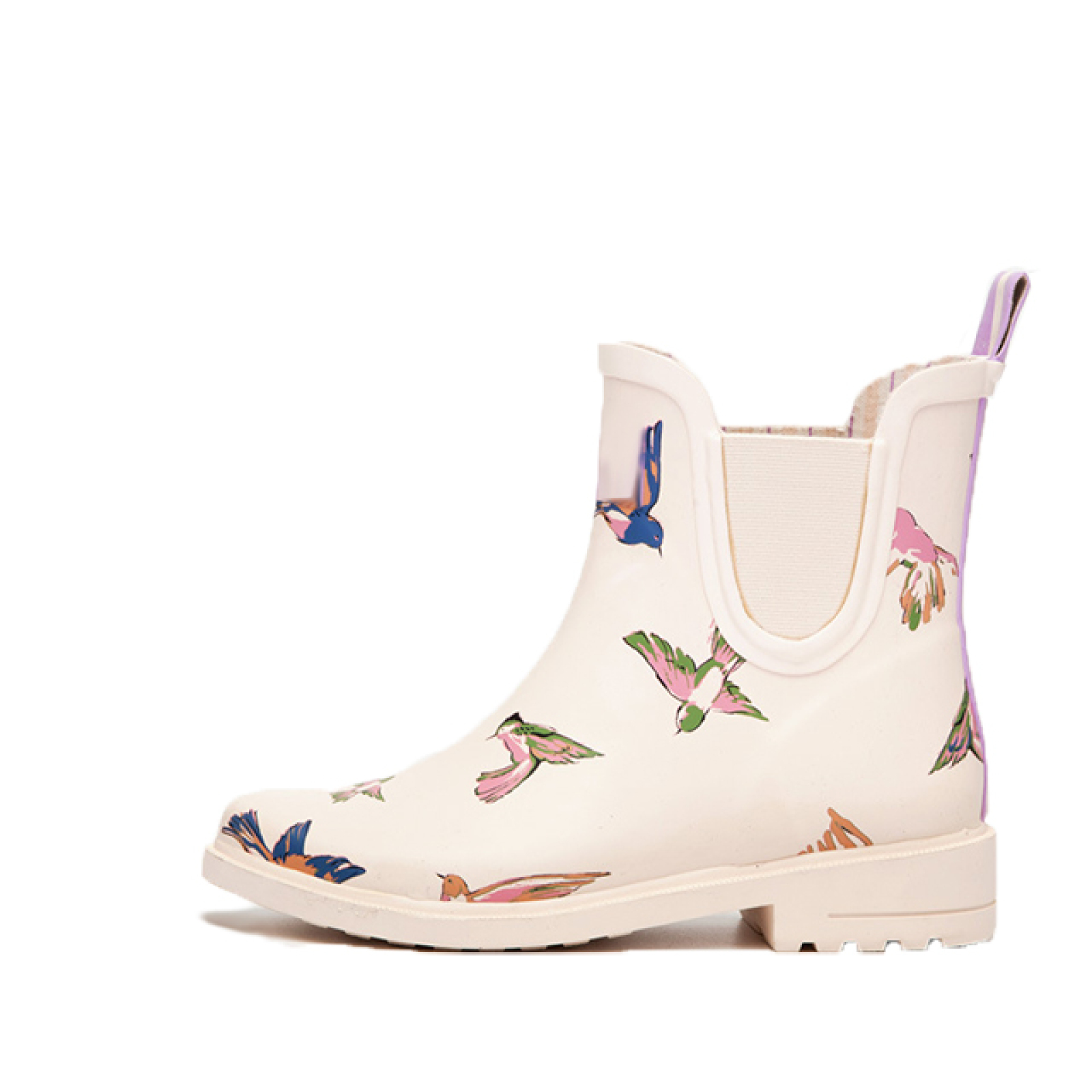 Women Long Boots with Custom Printing Gumboots Rain shoes for Ladies