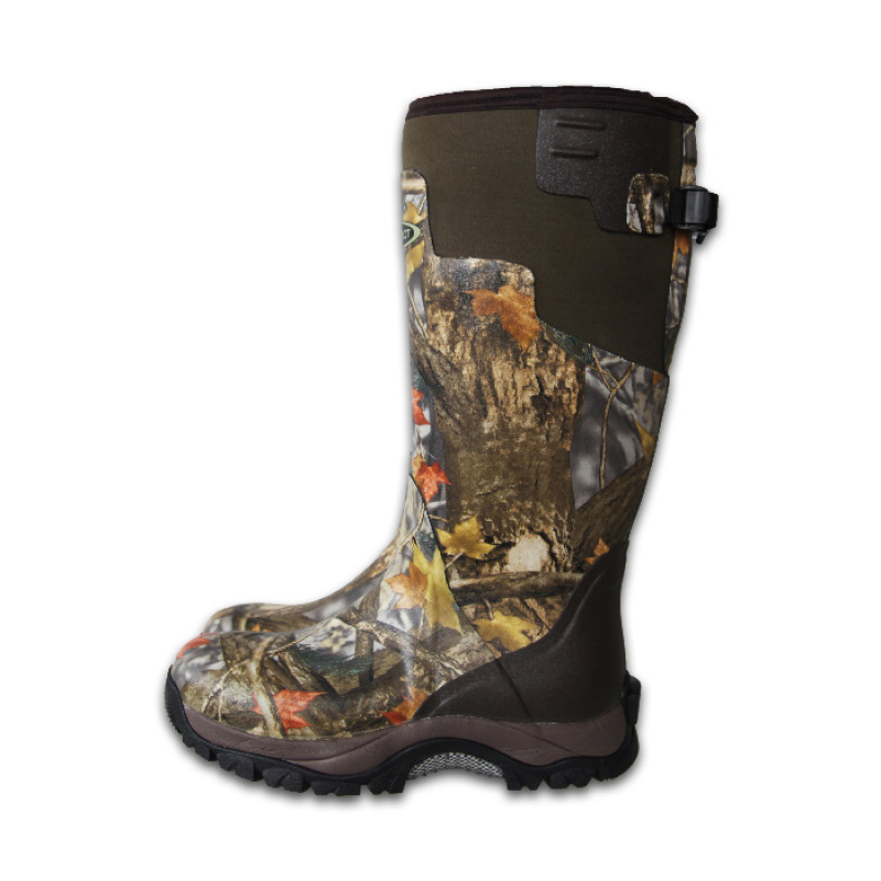 High Quality Factory Custom Mens Comfortable Camo Neoprene Boots Hunting Rubber Rain Boots
