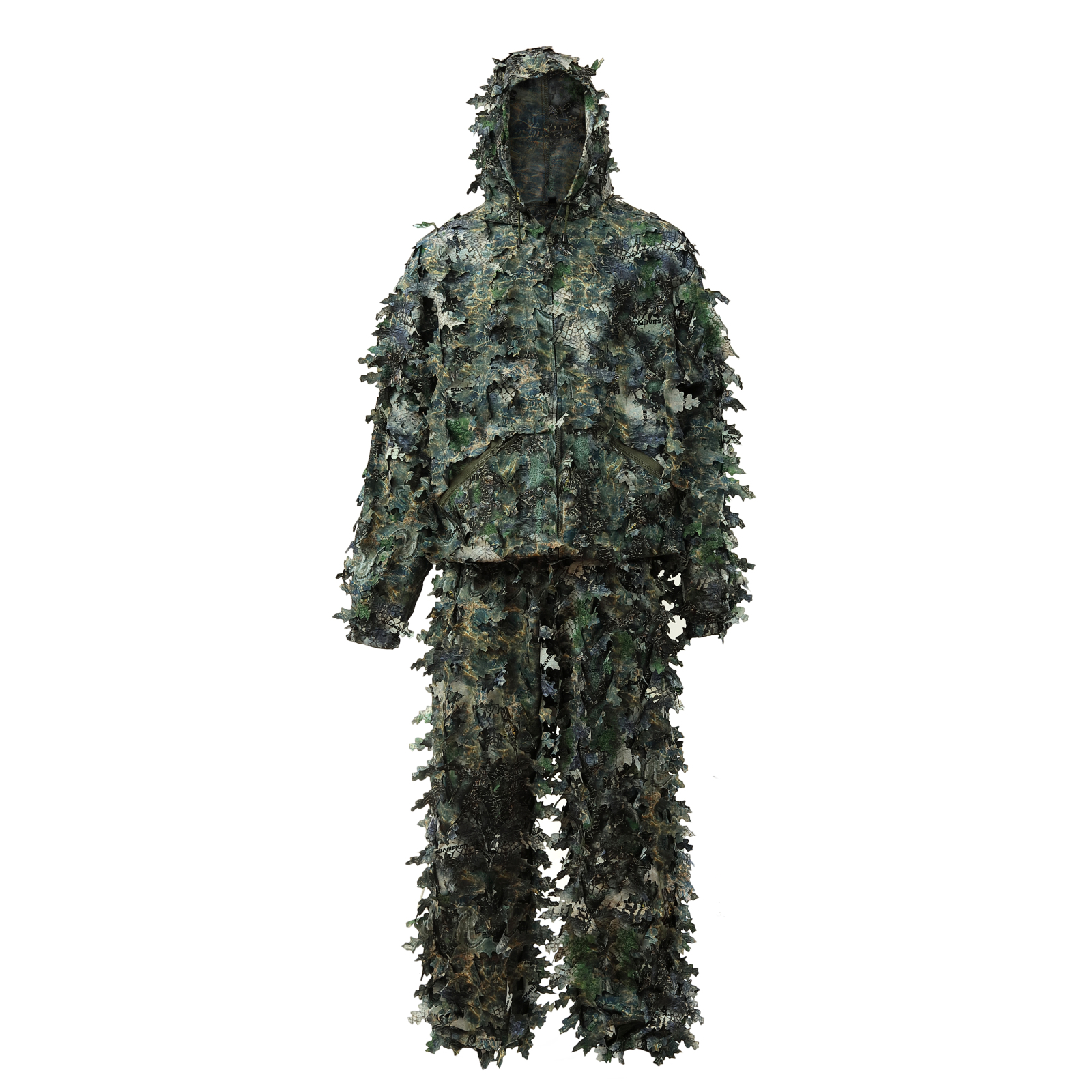 2023 Hybrid Woodland Camouflage Ghillie Suit Lightweight
