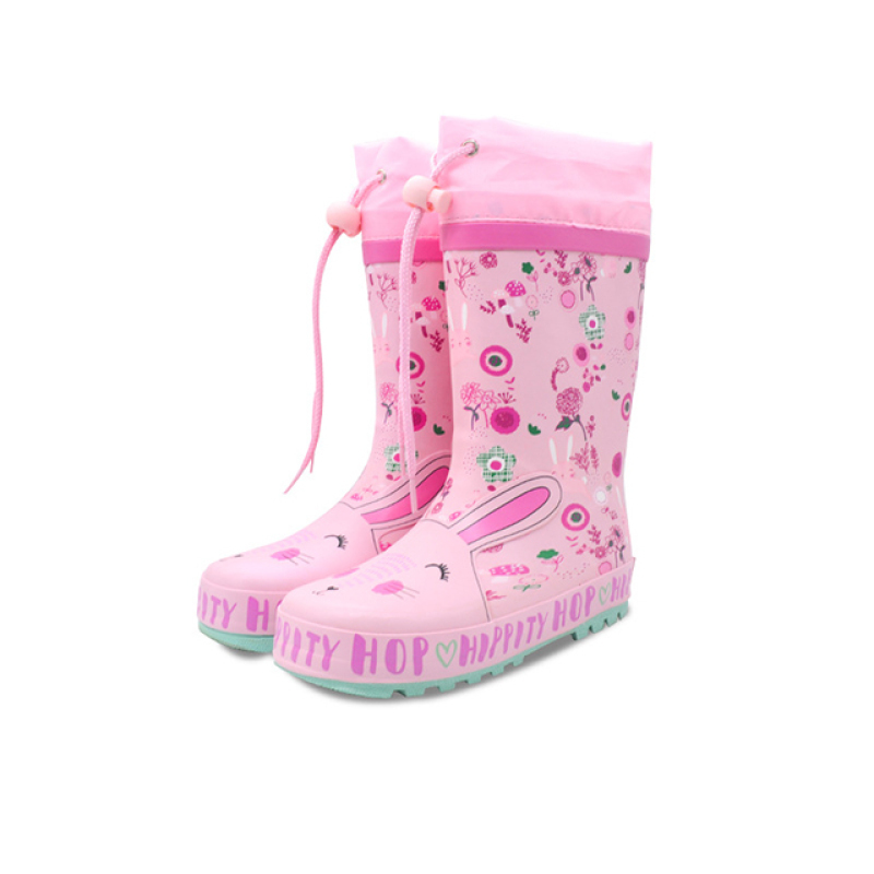 Cartoon Anti-slip Kids Rubber Rain Boots Manufacturer