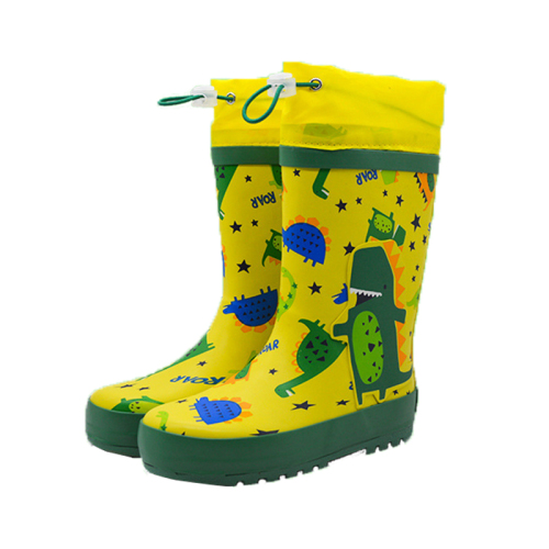 Cartoon Anti-slip Kids Rubber Rain Boots Manufacturer