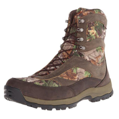 Mens Winter hunting Boots Camouflage 10" Leather Waterproof Insulated Hunting Shoes