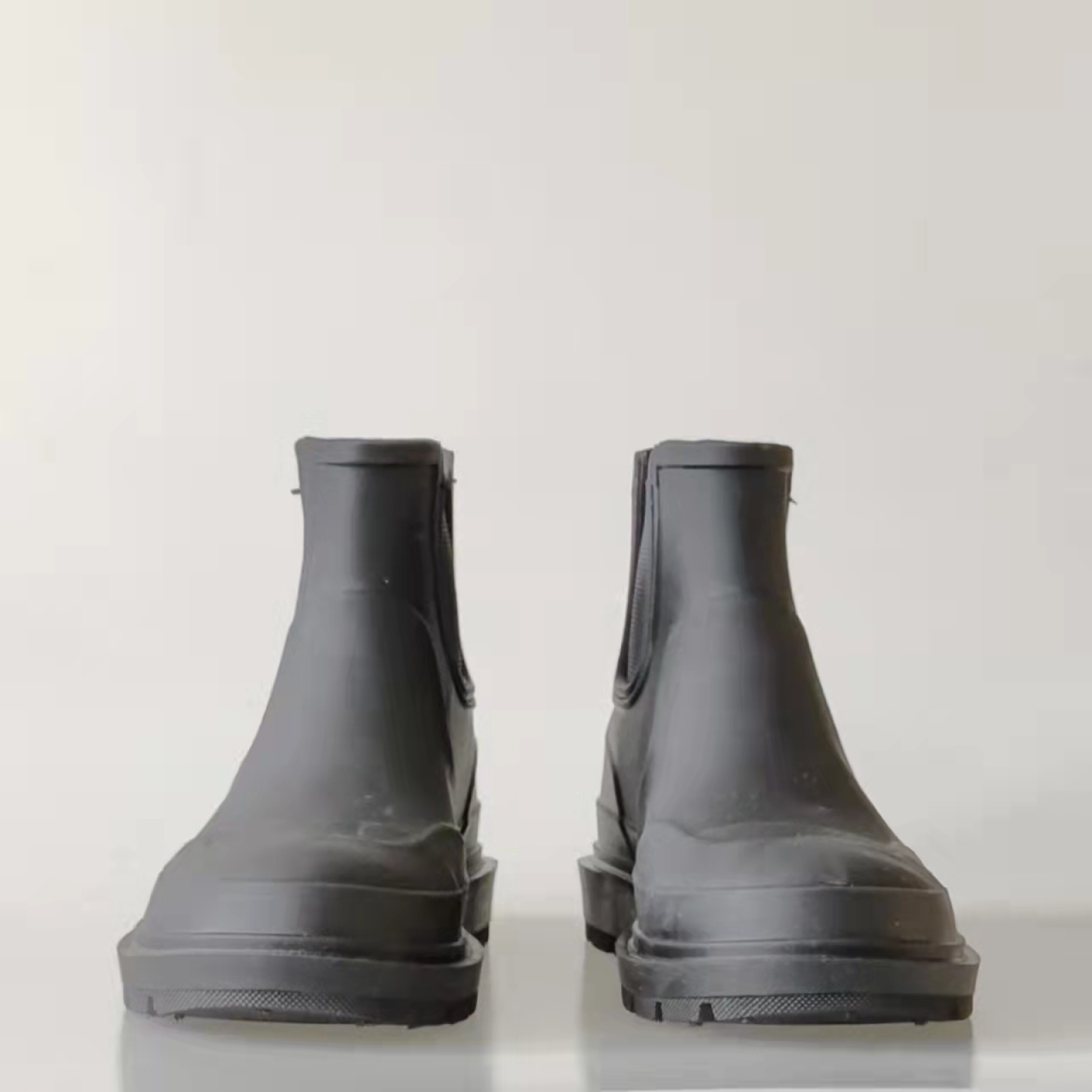 New Arrival Kids Ankle Boots Fashion Black Elastic Rain Roots Waterproof TPE Rain Shoes For kids wholesale