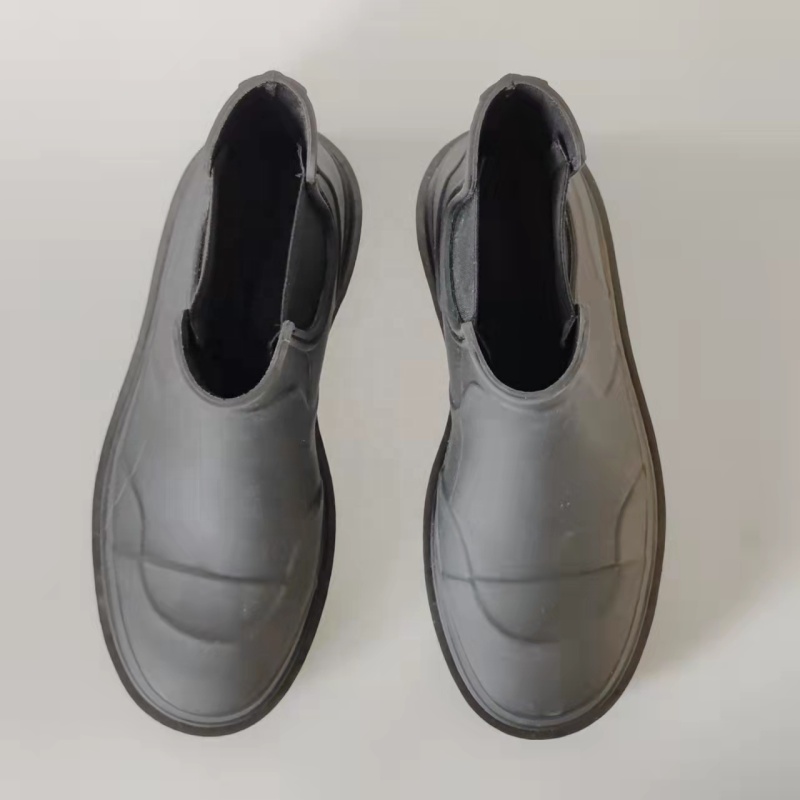 New Arrival Kids Ankle Boots Fashion Black Elastic Rain Roots Waterproof TPE Rain Shoes For kids wholesale