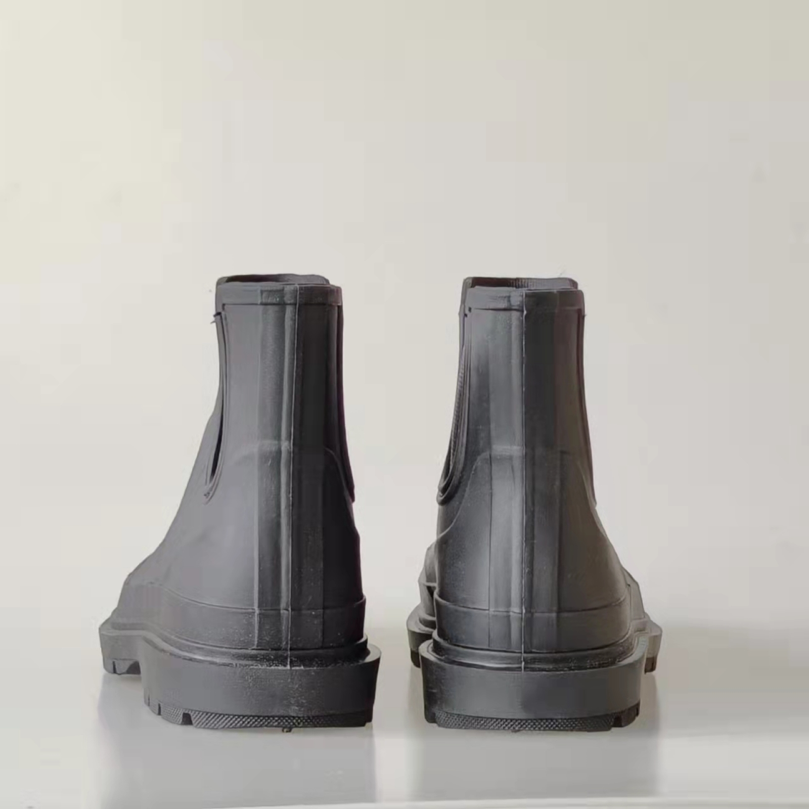 New Arrival Kids Ankle Boots Fashion Black Elastic Rain Roots Waterproof TPE Rain Shoes For kids wholesale