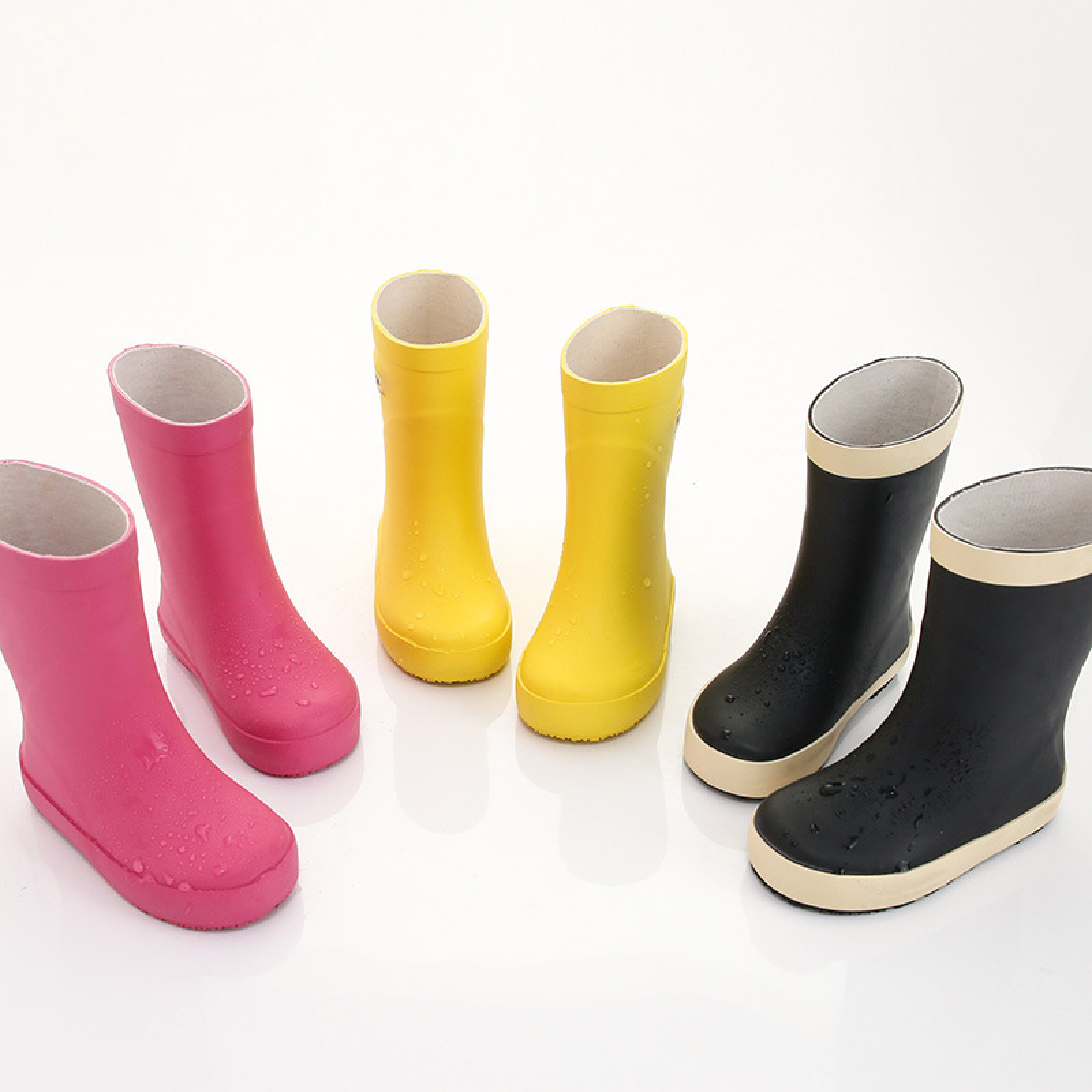 New Arrival Stylish Rain boots Colorful Waterproof Rubber Boots For Kids Custom Anti-slip Kids Wellies