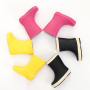 New Arrival Stylish Rain boots Colorful Waterproof Rubber Boots For Kids Custom Anti-slip Kids Wellies