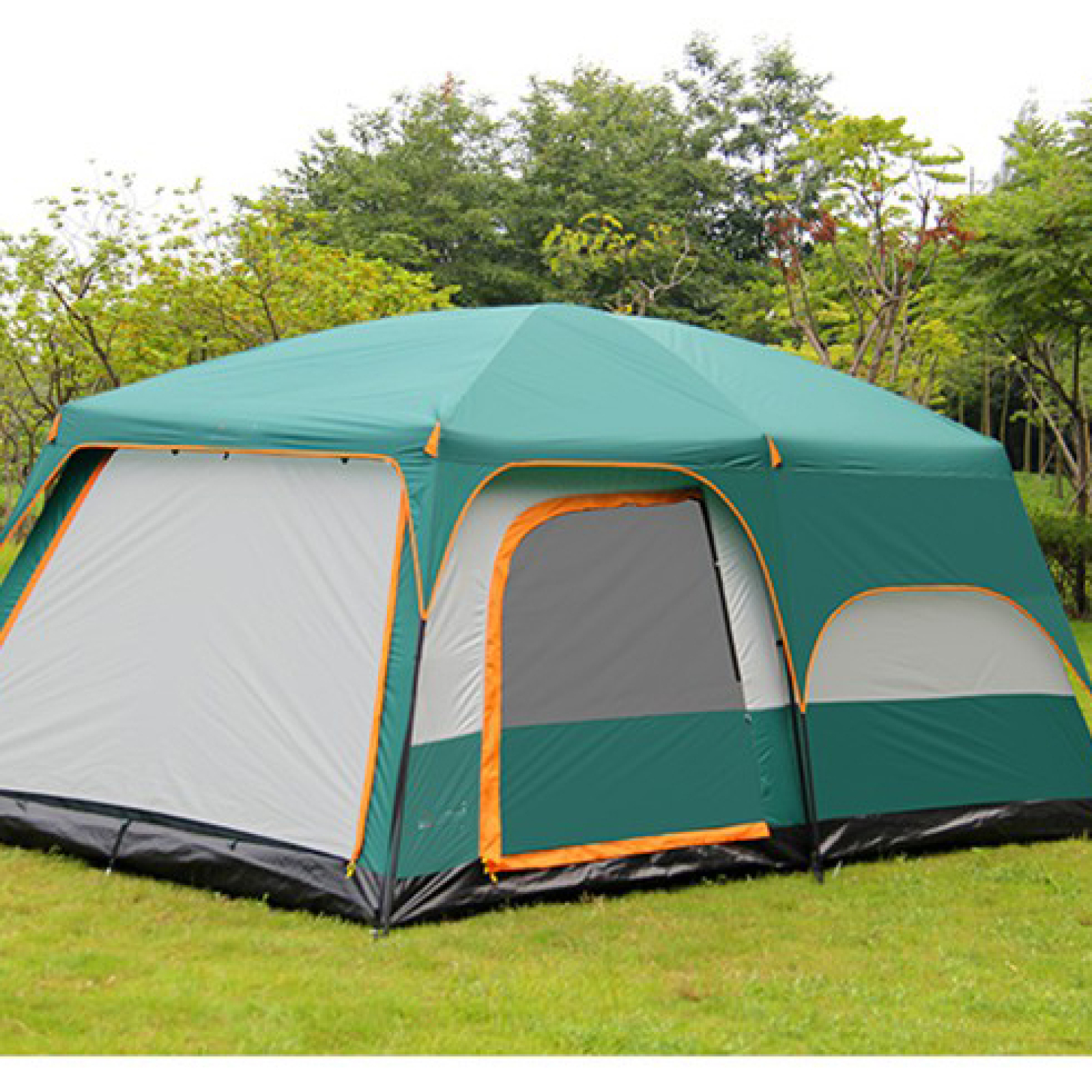 European 8 Persons Large Luxury Wind Resistant Family Carpas de Camping Tent
