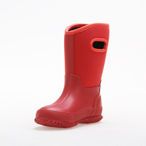 Hot Sales Kids Rubber Boots Children's Waterproof Rain Boots Neoprene  Boots With Handle