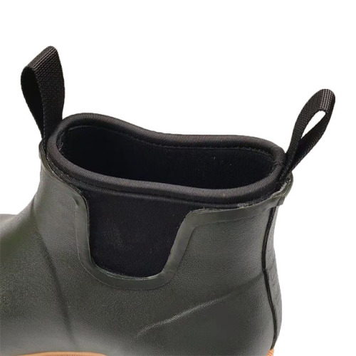 Women's Customized Fashion Neoprene Waterproof Anti-slip Rubber Ankle Rain Boots