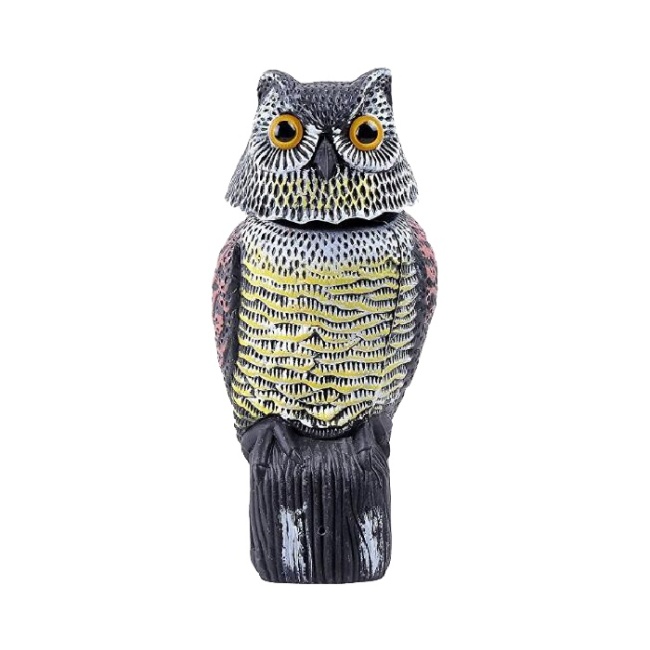 Customized Plastic Owl Decoy with Rotating Head Wholesale supplier