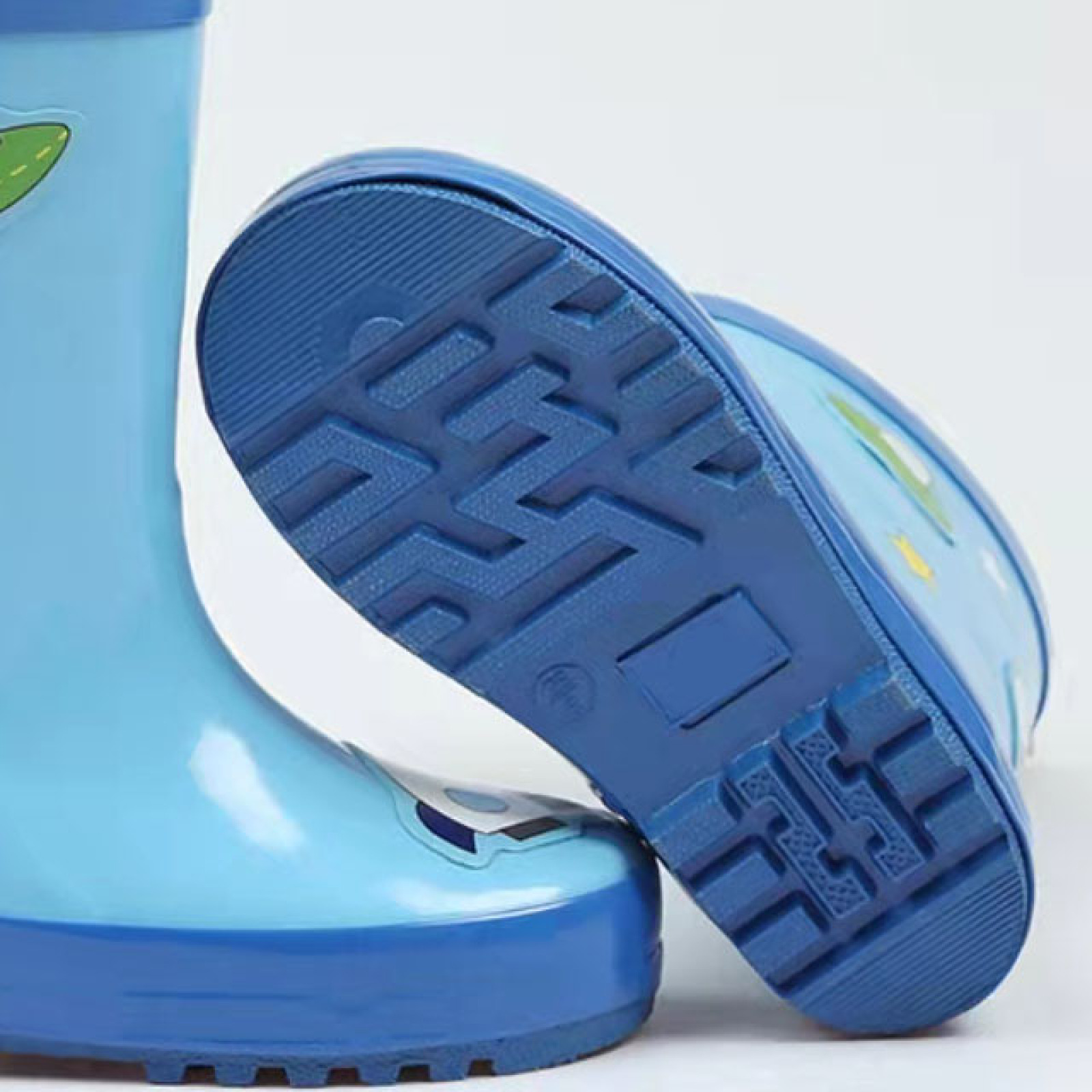 Fashion Waterproof Toddler Kids Cute Spaceman Pattern Rubber Boots Kids Wellies Rain Boots