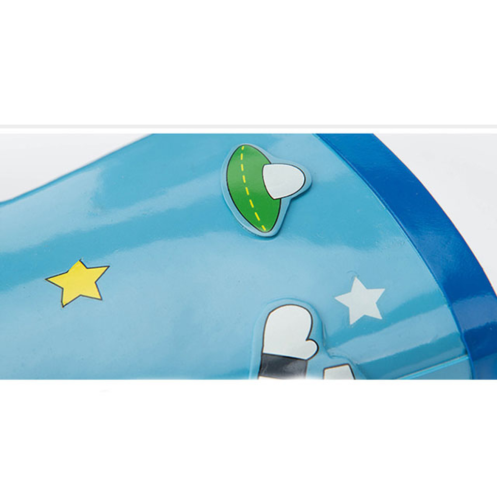 Fashion Waterproof Toddler Kids Cute Spaceman Pattern Rubber Boots Kids Wellies Rain Boots